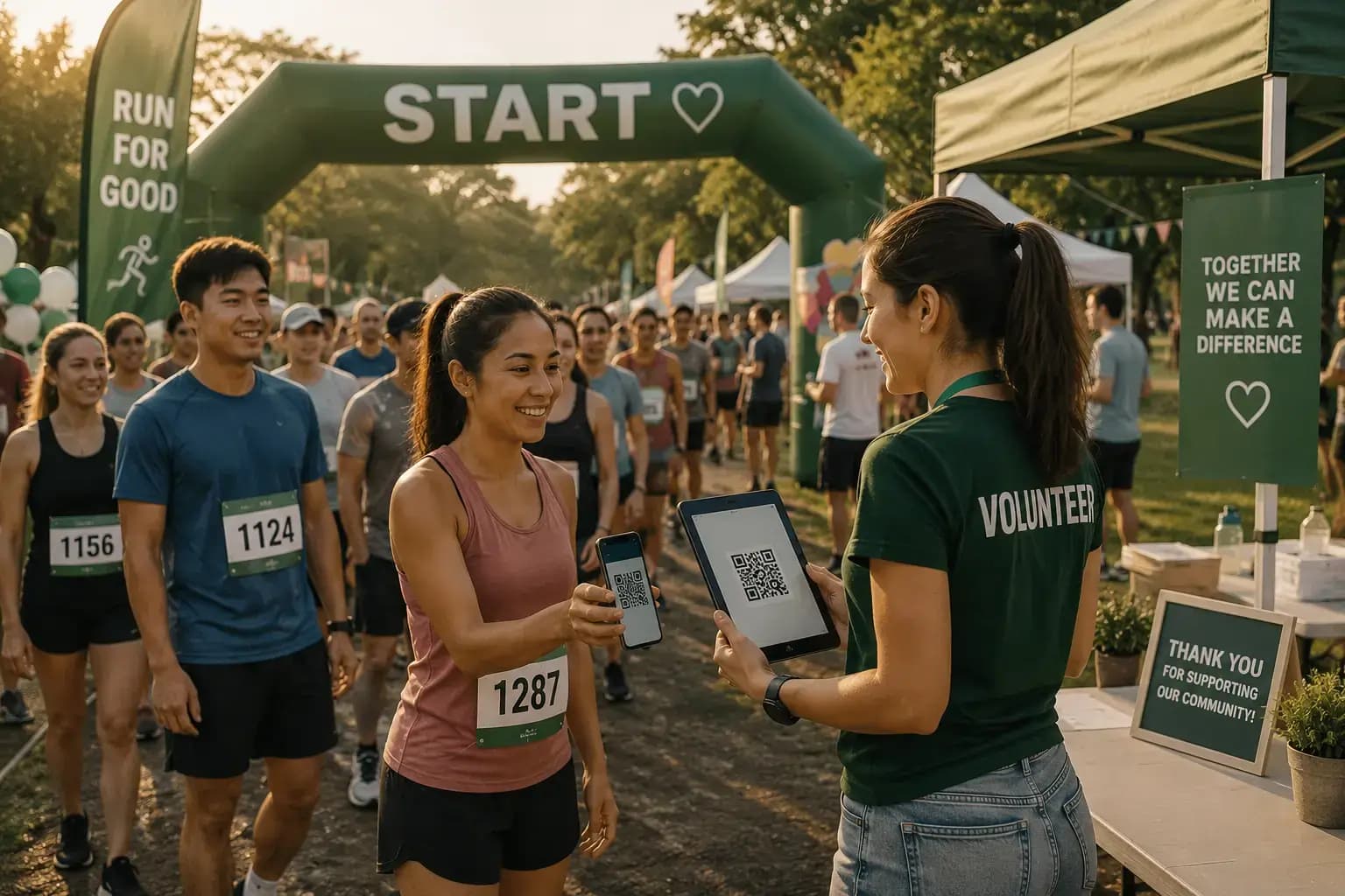Charity runs & community events